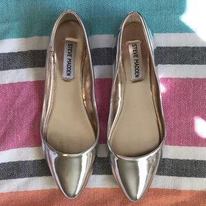 Steve Madden Silver Inna Flat